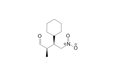 (2R,3R)-3-Cyclohexyl-2-methyl-4-nitrobutyraldehyde