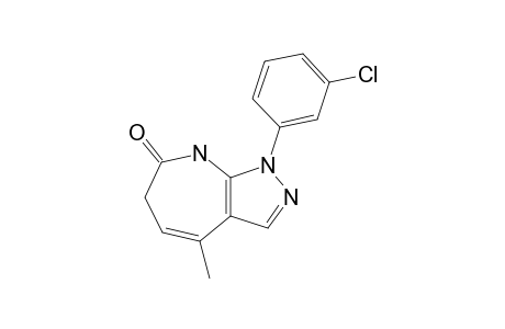 1-META-CHLOROPHENYL-4-METHYL-6H-PYRAZOLO-[3,4-B]-AZEPIN-7-ONE