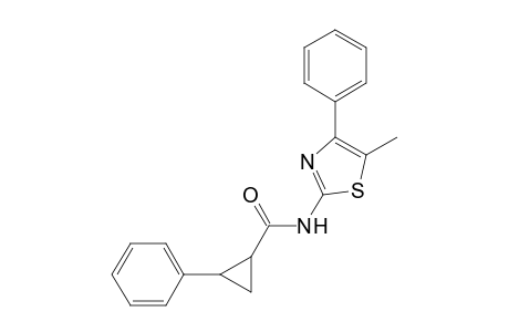 N-(5-Methyl-4-phenyl-1,3-thiazol-2-yl)-2-phenylcyclopropanecarboxamide
