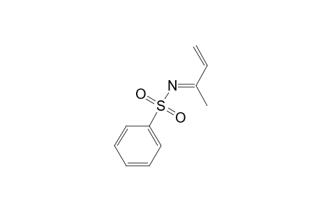 Benzenesulfonamide, N-(1-methyl-2-propenylidene)-