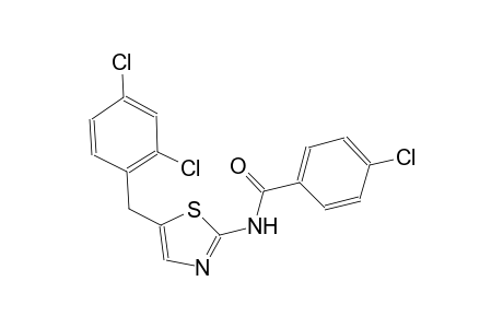 benzamide, 4-chloro-N-[5-[(2,4-dichlorophenyl)methyl]-2-thiazolyl]-