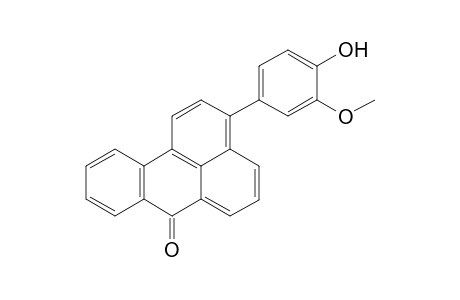 3-(4'-Hydroxy-3'-methoxyphenyl)benz[d,e]anthracen-7-one