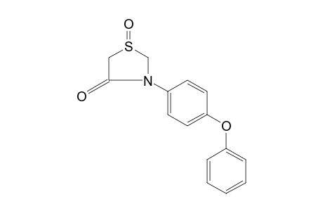 3-(p-PHENOXYPHENYL)-4-THIAZOLIDINONE, 1-OXIDE