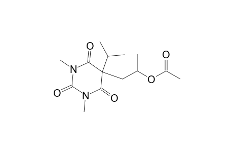5-(2-acetoxypropyl)-5-(1-methylethyl)-1,3-dimethyl-2,4,6(1H,3H,6H)-pyrimidinetrione