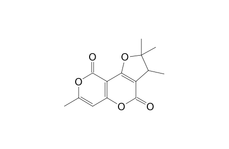 2,2,3,7-Tetramethyl-2,3-dihydro-4H,9H-furo[3,2-c]pyrano[3,4-e]pyran-4,9-dione