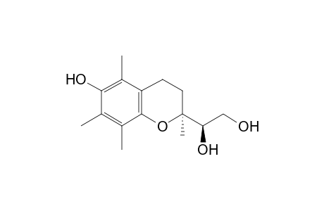 (1R)-1-[(2S)-2,5,7,8-tetramethyl-6-oxidanyl-3,4-dihydrochromen-2-yl]ethane-1,2-diol
