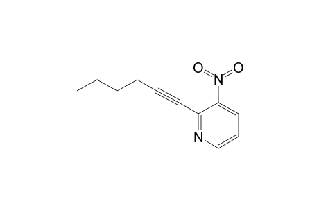 2-(1-HEXYN-1-YL)-3-NITROPYRIDINE