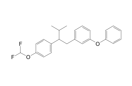 1-(2-(4-(difluoromethoxy)-phenyl)-3-methylbutyl)-3-phenoxybenzene