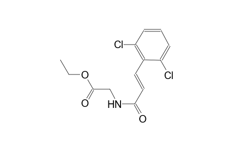 ethyl {[(2E)-3-(2,6-dichlorophenyl)-2-propenoyl]amino}acetate
