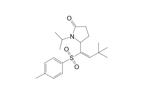 5-[(E)-3,3-dimethyl-1-(4-methylphenyl)sulfonyl-but-1-enyl]-1-propan-2-yl-pyrrolidin-2-one