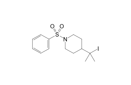 4-(2-Iodopropan-2-yl)-1-(phenylsulfonyl)piperidine