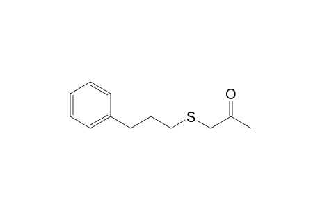 1-(3-Phenylpropylsulfanyl)propan-2-one