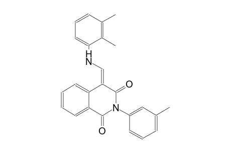 1,3(2H,4H)-isoquinolinedione, 4-[[(2,3-dimethylphenyl)amino]methylene]-2-(3-methylphenyl)-, (4E)-