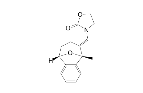 3-((E)-((5S*,9S*)-5-Methyl-5,7,8,9-tetrahydro-6H-5,9-epoxybenzo[7]annulen-6-ylidene)methyl)oxazolidin-2-one