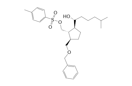 (1S,2S,3R)-3-(Benzyloxymethyl)-1-[5-methyl-(1R)-hydroxyhexyl]-2-(tosyloxymethyl)cyclopentane