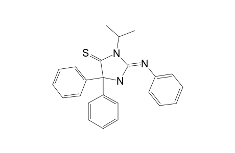 5,5-DIPHENYL-2-(PHENYLIMINO)-3-ISOPROPYL-4-THIOXO-1,3-DIAZOLIDINE