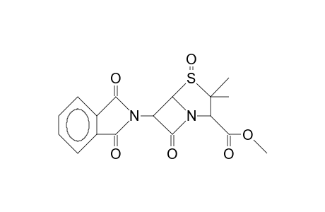 Methyl 6b-phthalimido-penicillanate .alpha.-S-oxide