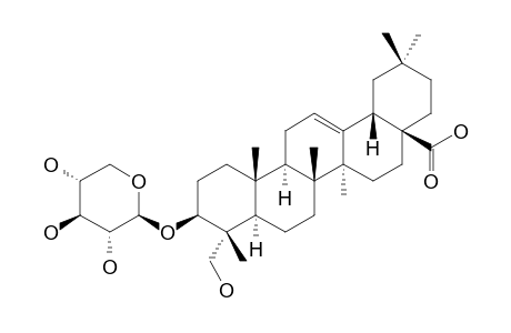 COLCHISIDE-A;3-O-(BETA-D-XYLOPYRANOSYL)-HEDERAGENIN
