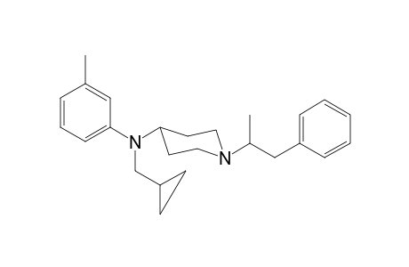 N-Cyclopropylmethyl-N-3-methylphenyl-1-(1-phenylpropan-2-yl)piperidin-4-amine