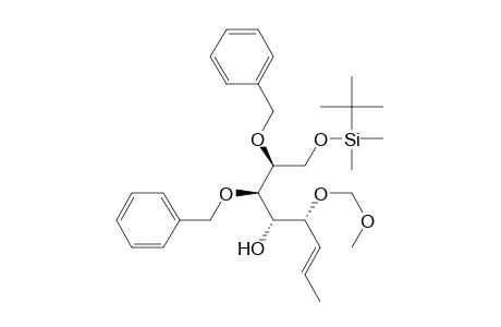 L-ido-Oct-2-enitol, 1,2,3-trideoxy-8-O-[(1,1-dimethylethyl)dimethylsilyl]-4-O-(methoxymethyl)-6,7-bis-O-(phenylmethyl)-, (2E)-