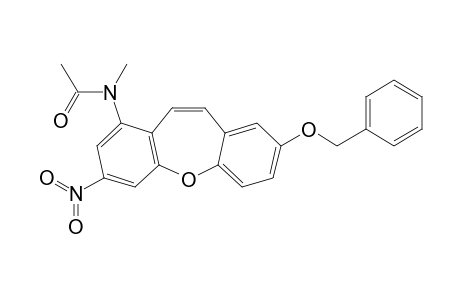 Acetamide, N-methyl-N-[3-nitro-8-(phenylmethoxy)dibenzo[b,f]oxepin-1-yl]-
