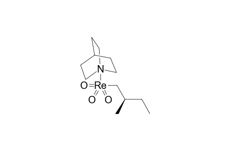 Quinuclidine [(S)-2-methylbutyl] trioxorhenium (VII)