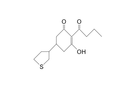 2-(1-Oxo-butyl)-3-hydroxy-5-(tetrahydro-3-thiophenyl)-2-cyclohexen-1-one
