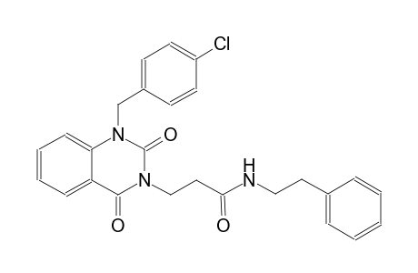 3-(1-(4-chlorobenzyl)-2,4-dioxo-1,4-dihydro-3(2H)-quinazolinyl)-N-(2-phenylethyl)propanamide