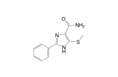 5-(methylthio)-2-phenylimidazole-4-carboxamide