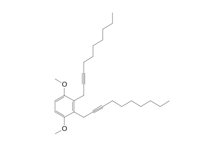 2,3-bis(2'-Decynyl)-1,4-dimethoxybenzene