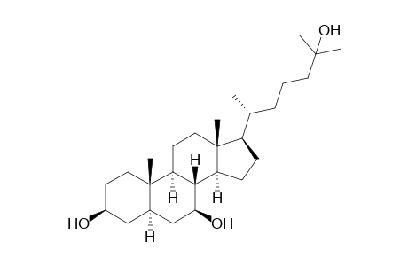 (3S,5R,7S,8R,9S,10S,13R,14S,17R)-10,13-dimethyl-17-[(2R)-6-methyl-6-oxidanyl-heptan-2-yl]-2,3,4,5,6,7,8,9,11,12,14,15,16,17-tetradecahydro-1H-cyclopenta[a]phenanthrene-3,7-diol