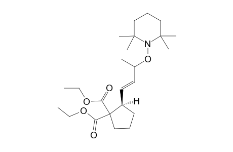 Diethyl 2-[3'-(2",2",6",6"-tetramethylpiperidin-1"-yloxy)but-2'-eny]cyclopentane-1,1-dicarboxylate