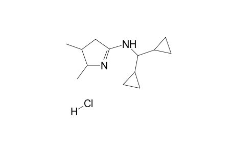 cis/trans-Dicycloproylmethyl(4,5-dimethyl-4,5-dihydro-3H-pyrrol-2-yl)amine-hydrochloride