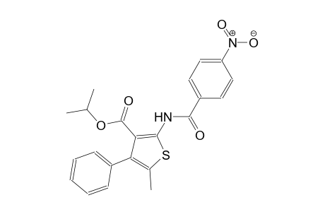 isopropyl 5-methyl-2-[(4-nitrobenzoyl)amino]-4-phenyl-3-thiophenecarboxylate