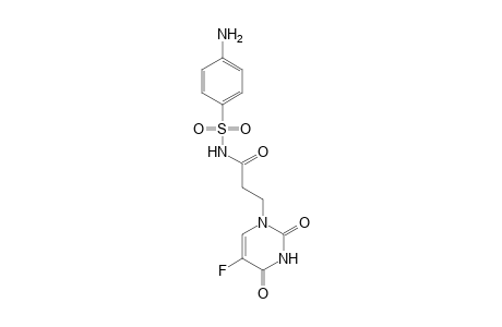 1 -(3 -(4 -Aminobenzenesulfonamido) -3 -oxopropyl) -5 -fluoropyrimidine-2,4 -dione