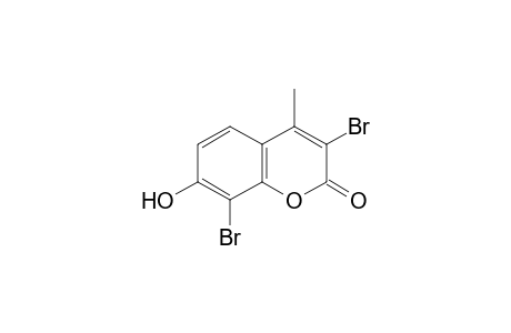 3,8-dibromo-7-hydroxy-4-methylcoumarin
