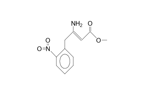 3-Amino-4-(2-nitro-phenyl)-crotonic acid, methyl ester