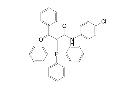 N-(4-chlorophenyl)-3-keto-3-phenyl-2-triphenylphosphoranylidene-propionamide