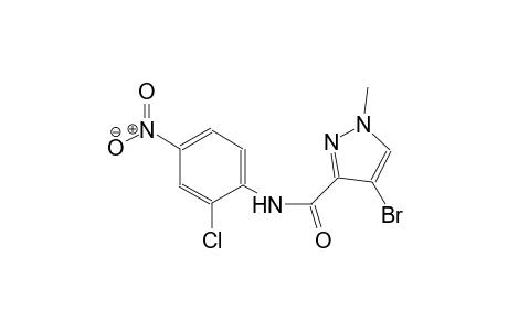 4-bromo-N-(2-chloro-4-nitrophenyl)-1-methyl-1H-pyrazole-3-carboxamide