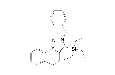 2-Benzyl-3-triethylsilyl-4,5-dihydro-2H-benzo[g]indazole