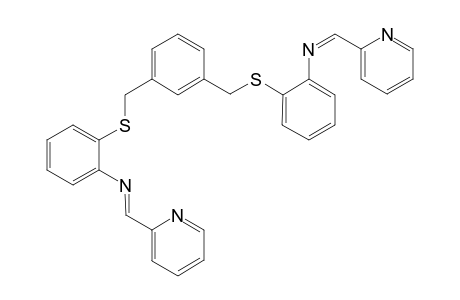 1,3-Bis[2'-(pyridin-2-ylmethylideneimino)phenylsulfanylmethyl]benzene
