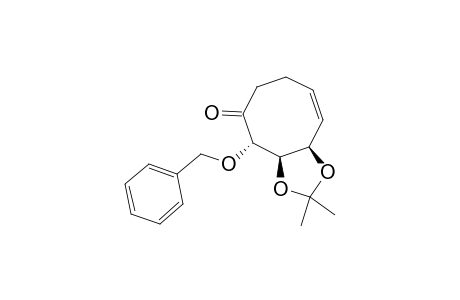 CIS-(2S,3R,4R)-2-BENZYLOXY-3,4-(ISOPROPYLIDENEDIOXY)-CYCLOOCT-5-ENONE