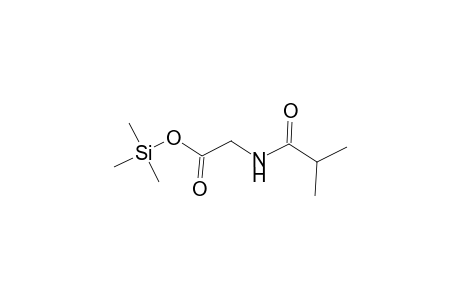 Glycine, N-(2-methyl-1-oxopropyl)-, trimethylsilyl ester