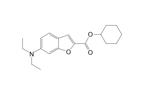 Cyclohexyl 6-triethylamino-2-benzo[b]furancarboxylate