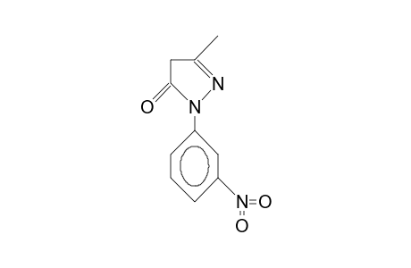 1-(3-Nitro-phenyl)-3-methyl-1H-pyrazol-5(4H)-one