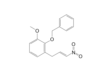 2-(benzyloxy)-1-methoxy-3-[(E)-3-nitroprop-2-enyl]benzene