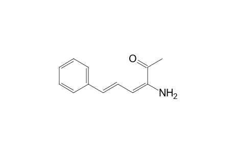 3,5-Hexadien-2-one, 3-amino-6-phenyl-