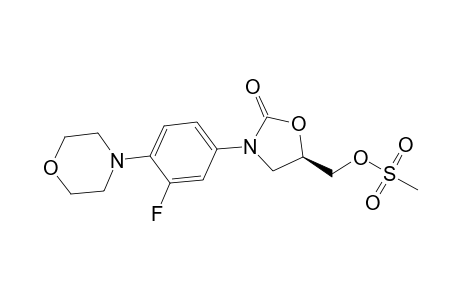 [(5R)-3-(3-fluoranyl-4-morpholin-4-yl-phenyl)-2-oxidanylidene-1,3-oxazolidin-5-yl]methyl methanesulfonate