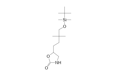 5-{4-[tert-Butyl(dimethyl)silyloxy]-3,3-dimethylbutyl}-1,3-oxazolidin-2-one