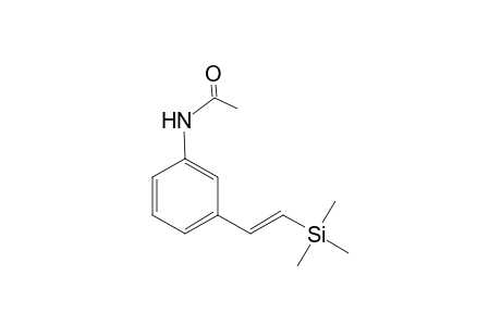 N-[3-[(E)-2-trimethylsilylethenyl]phenyl]ethanamide